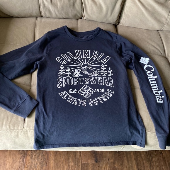Mens Columbia Long Sleeve Tee Shirt 